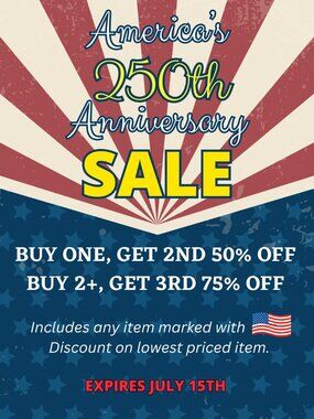 America's 250th Anniversary SALE
